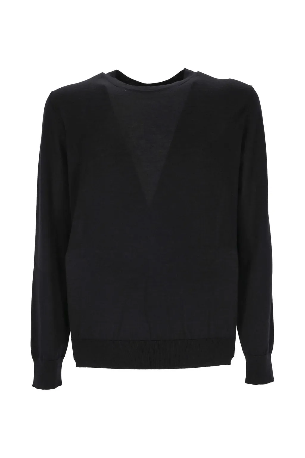 Long-Sleeved V-Neck Sweater