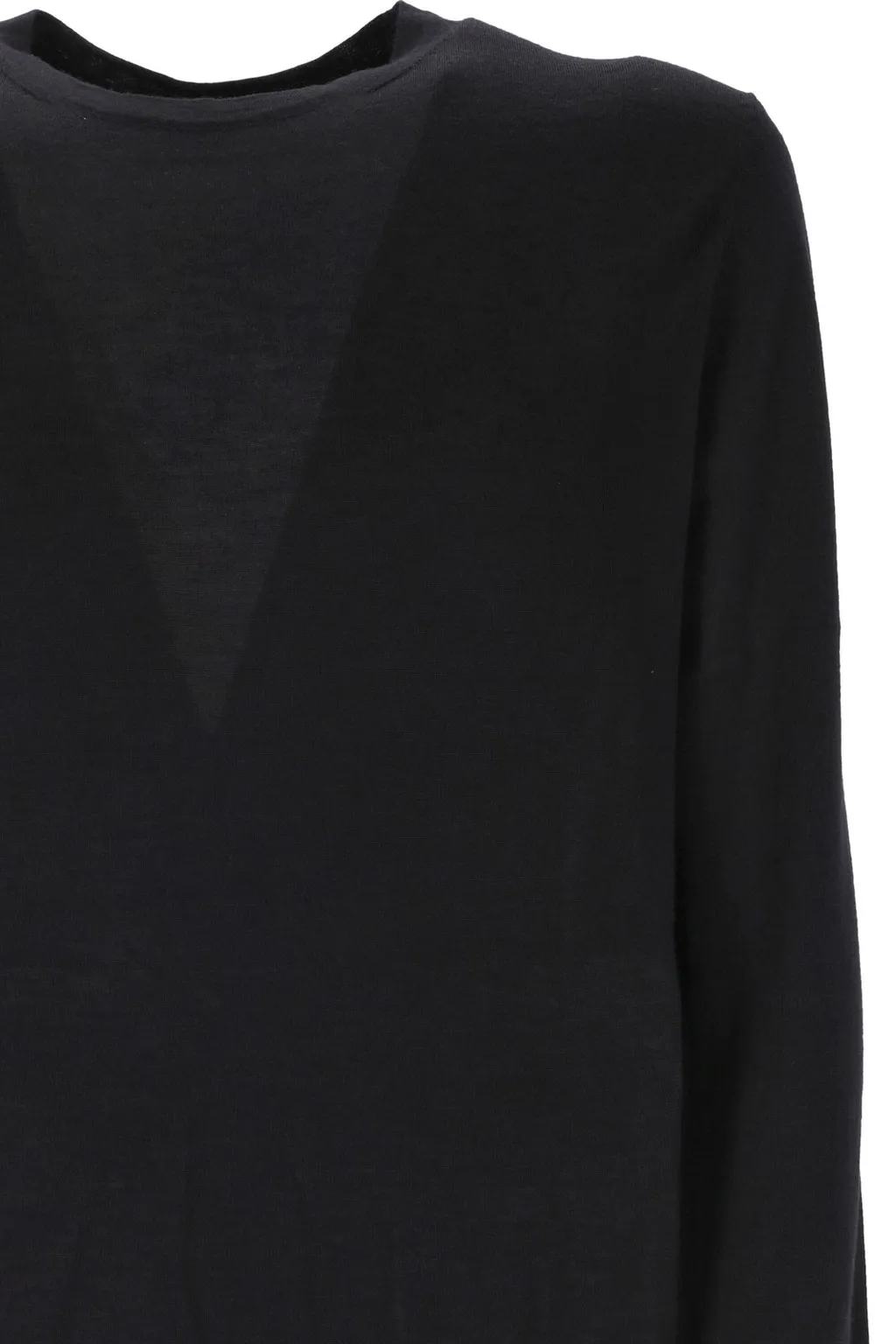 Long-Sleeved V-Neck Sweater