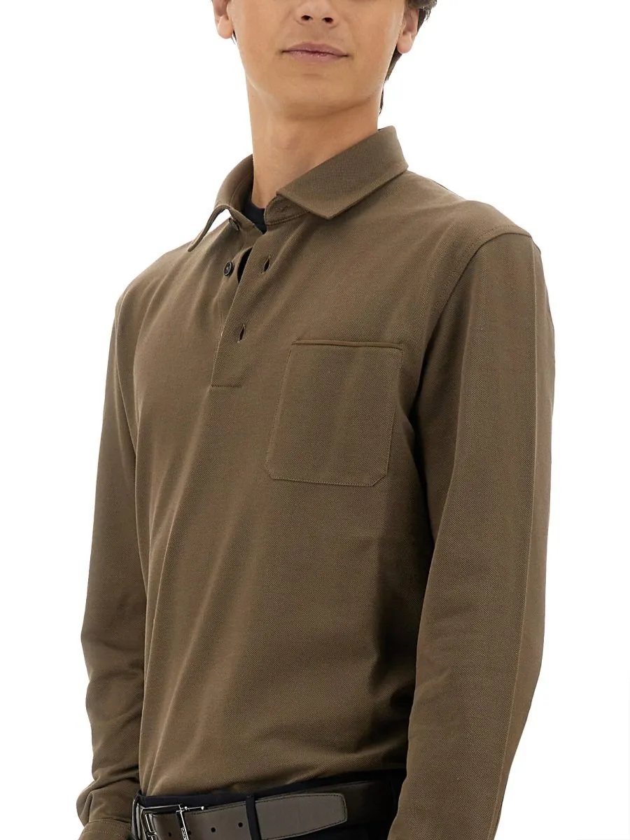 Long Sleeve Polo Shirt