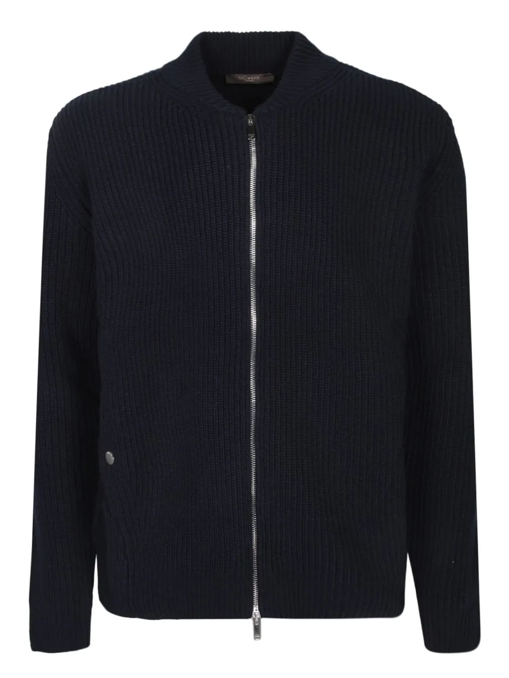 Ribbed Knit Bomber Jacket