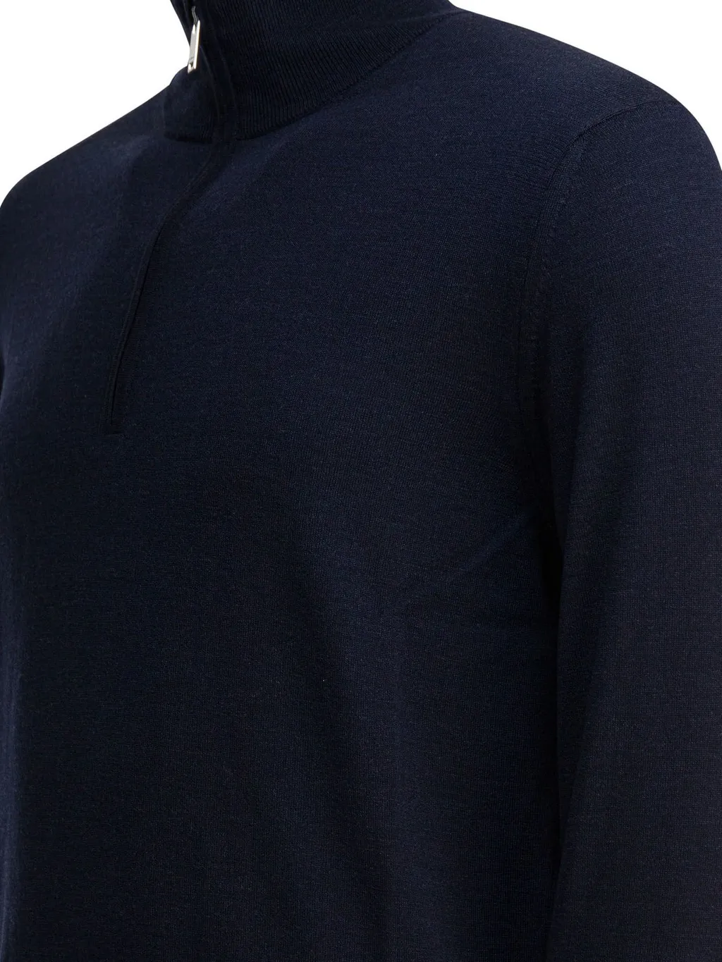 Half-Zip Mock Neck Sweater