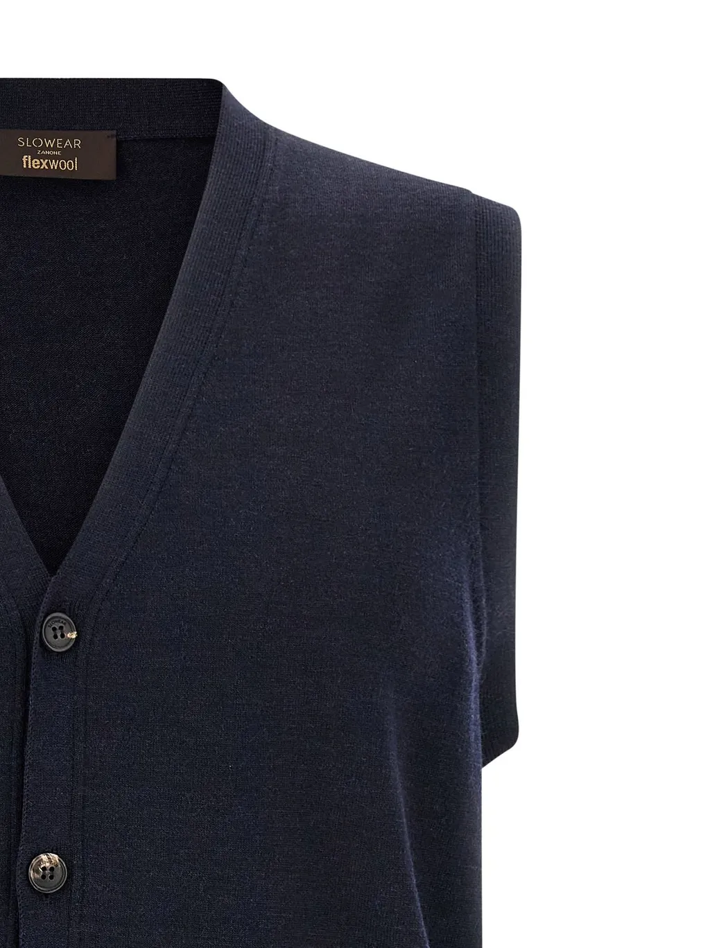 Sleeveless V-Neck Cardigan
