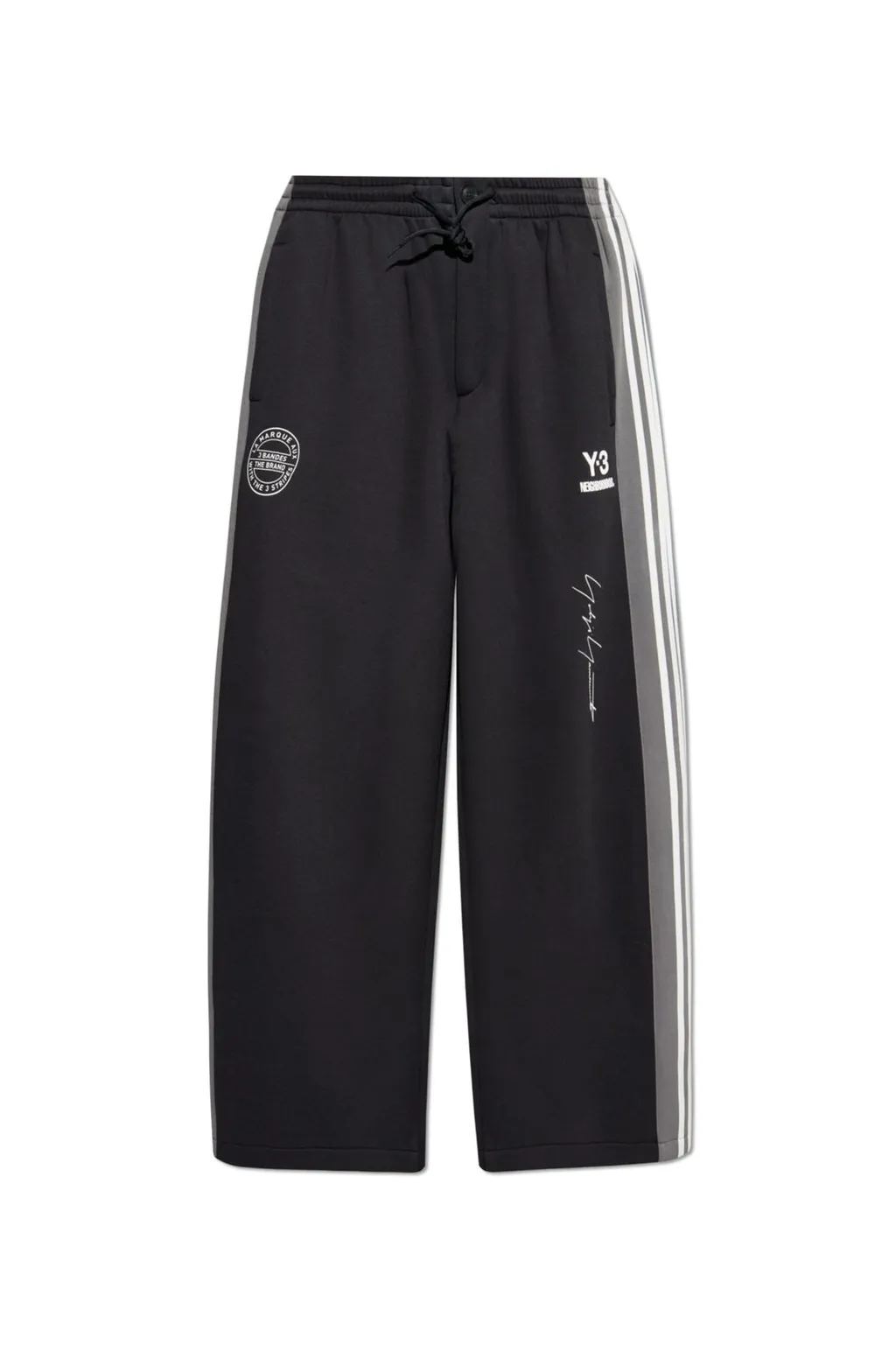 Wide-Leg Track Pants