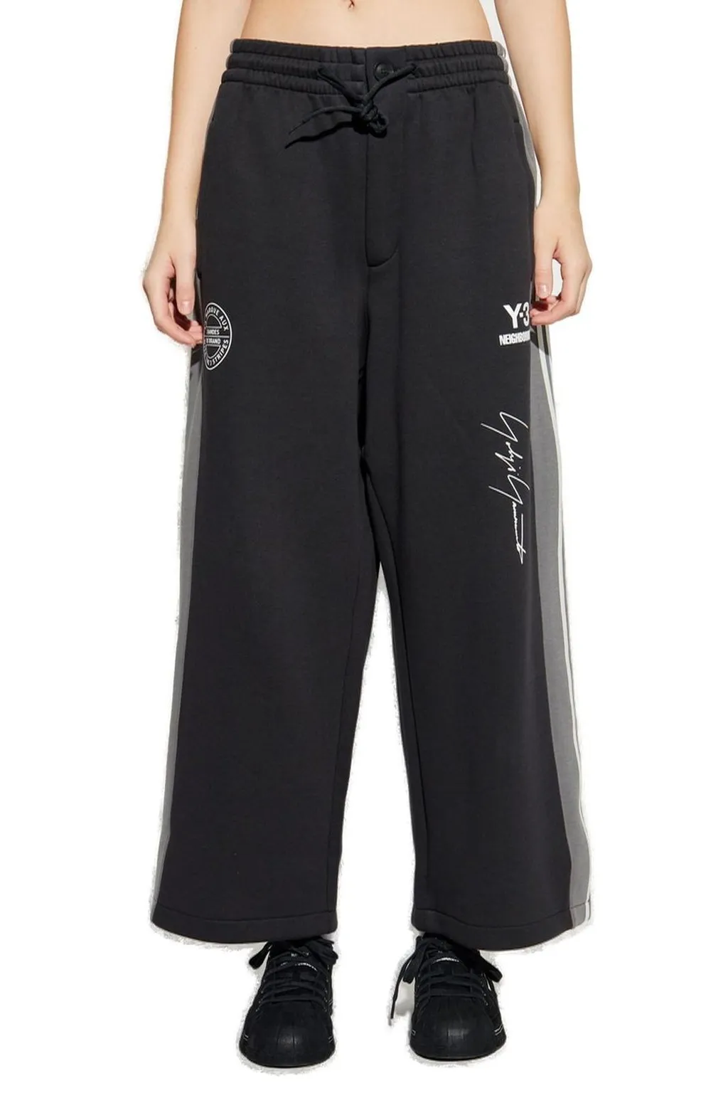 Wide-Leg Track Pants