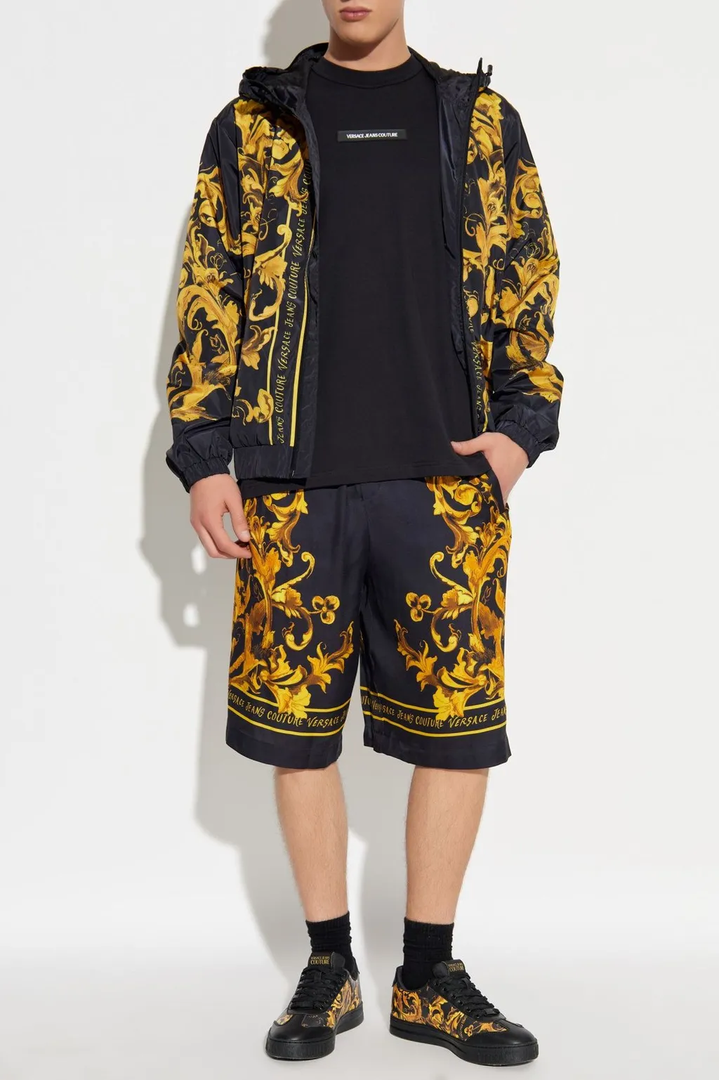 Baroque Print Bermuda Shorts