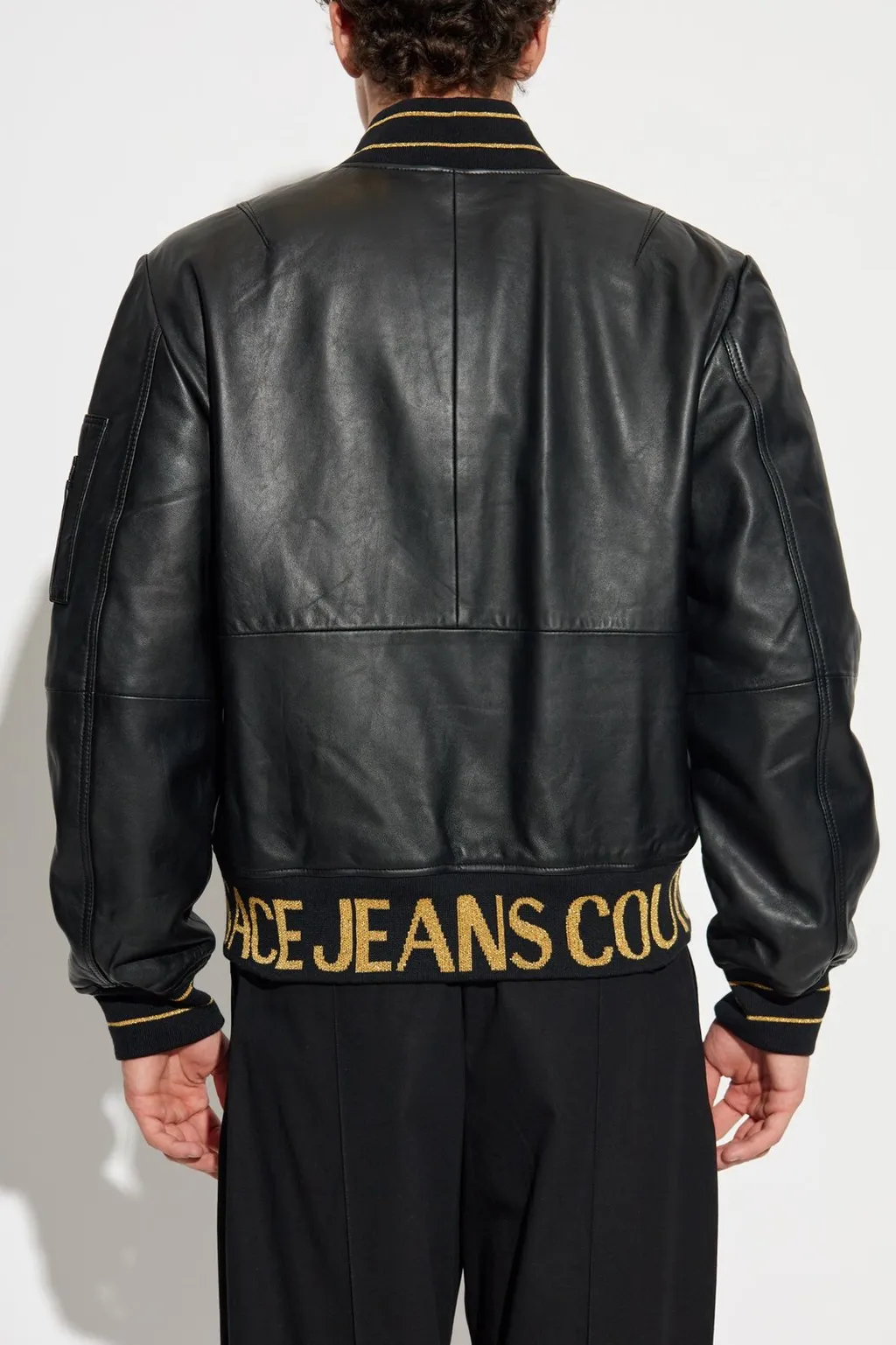 Leather Bomber Jacket
