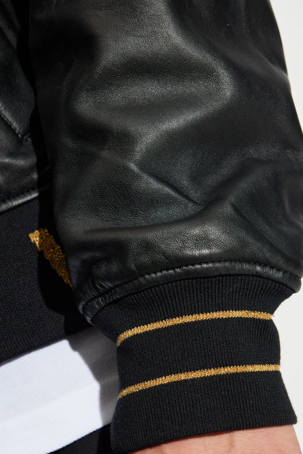 Leather Bomber Jacket