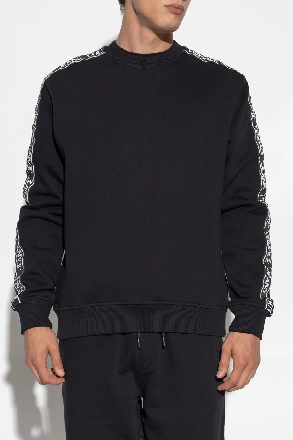 Sweatshirt With Logo Tape
