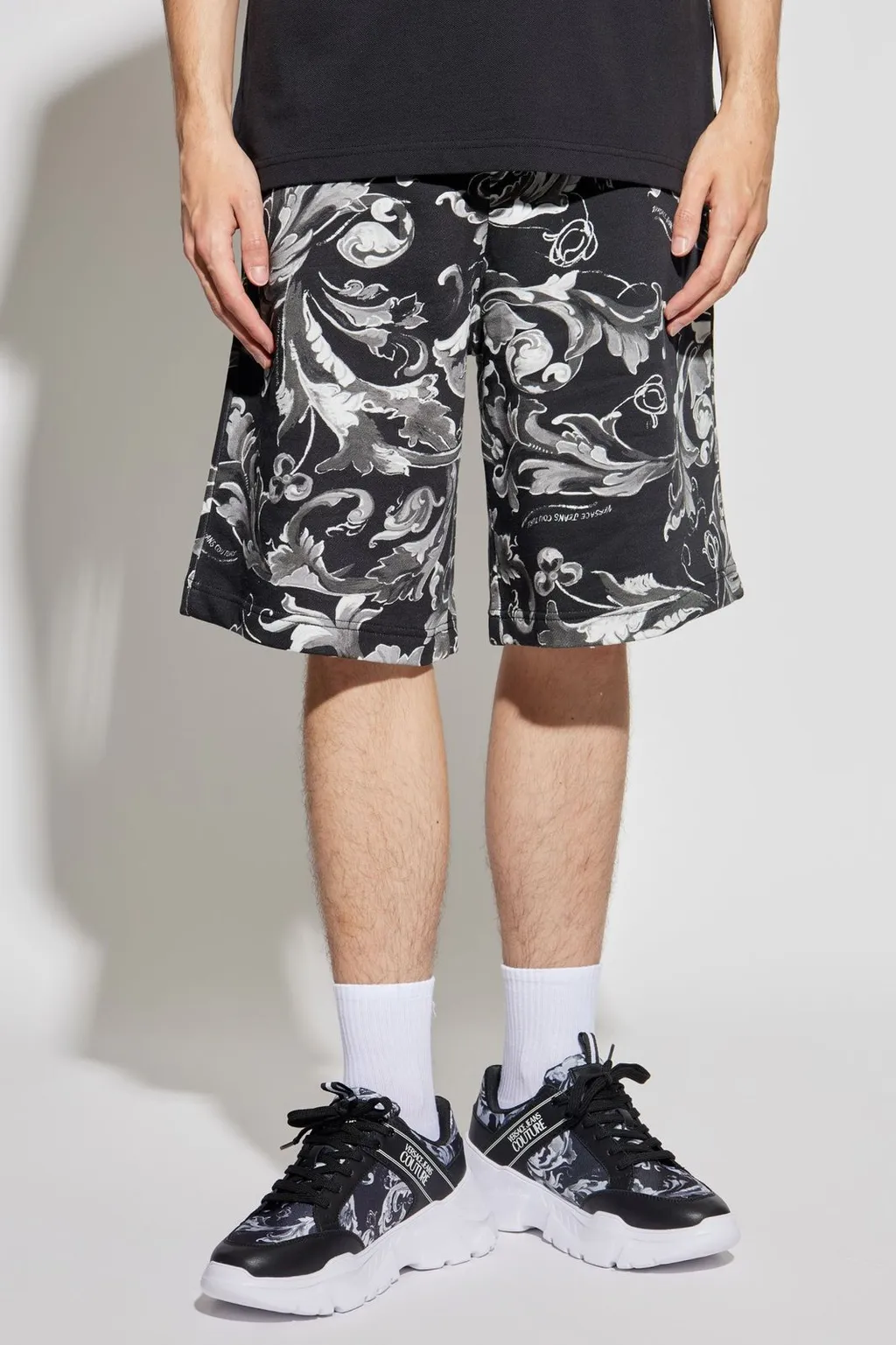 Baroque Print Bermuda Shorts