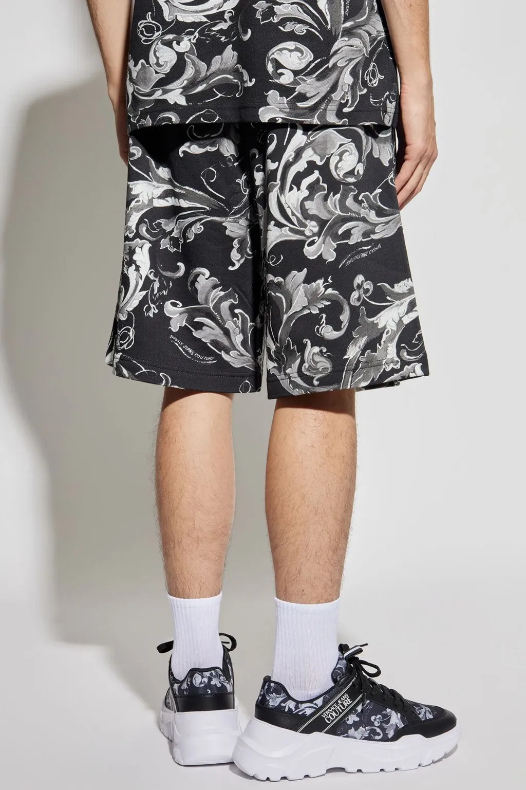 Baroque Print Bermuda Shorts
