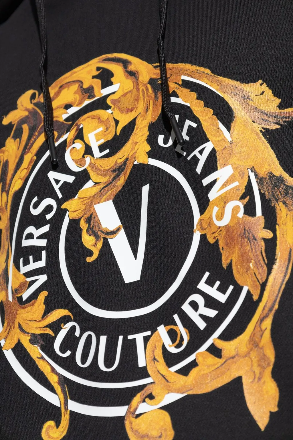 Hoodie With Baroque Print