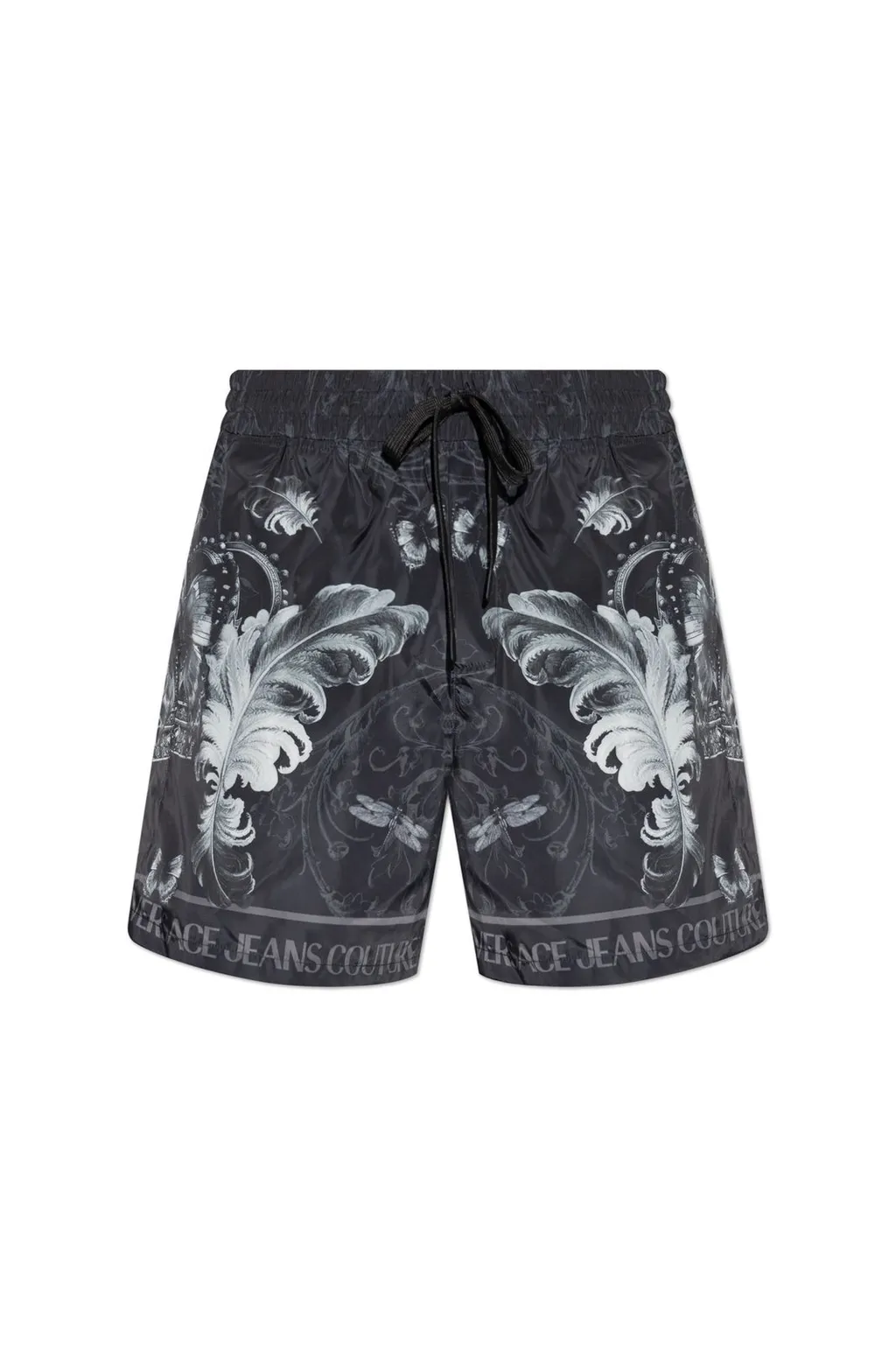 Swim Shorts With Baroque Print