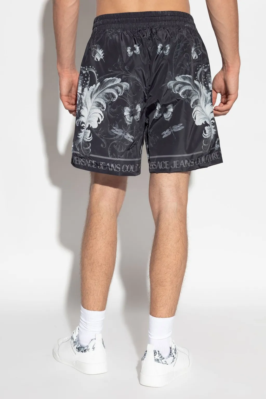 Swim Shorts With Baroque Print