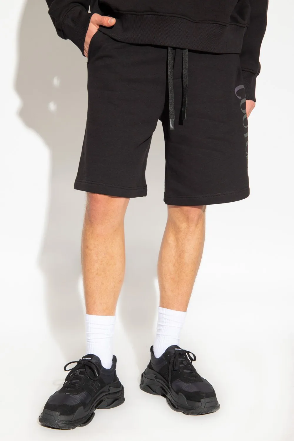 Logo Print Sweat Shorts