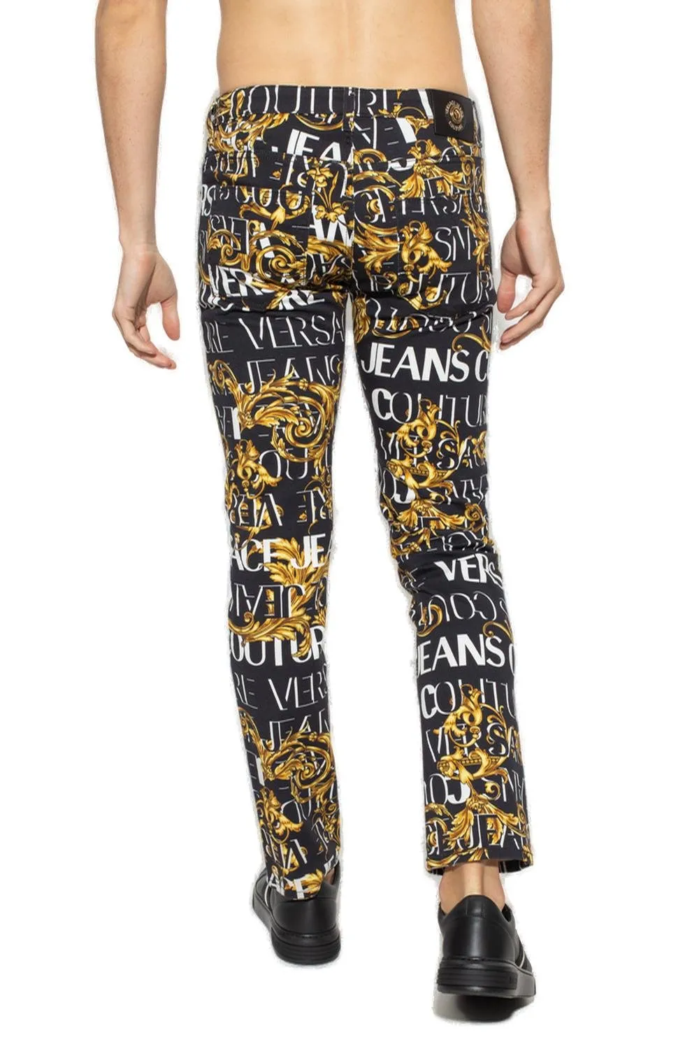 Logo Print Jeans