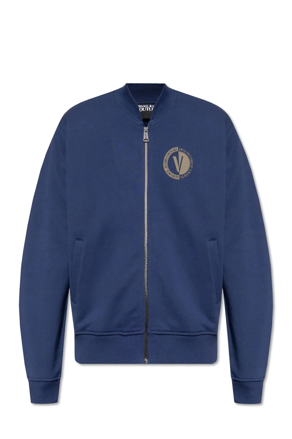 Logo Print Bomber Jacket