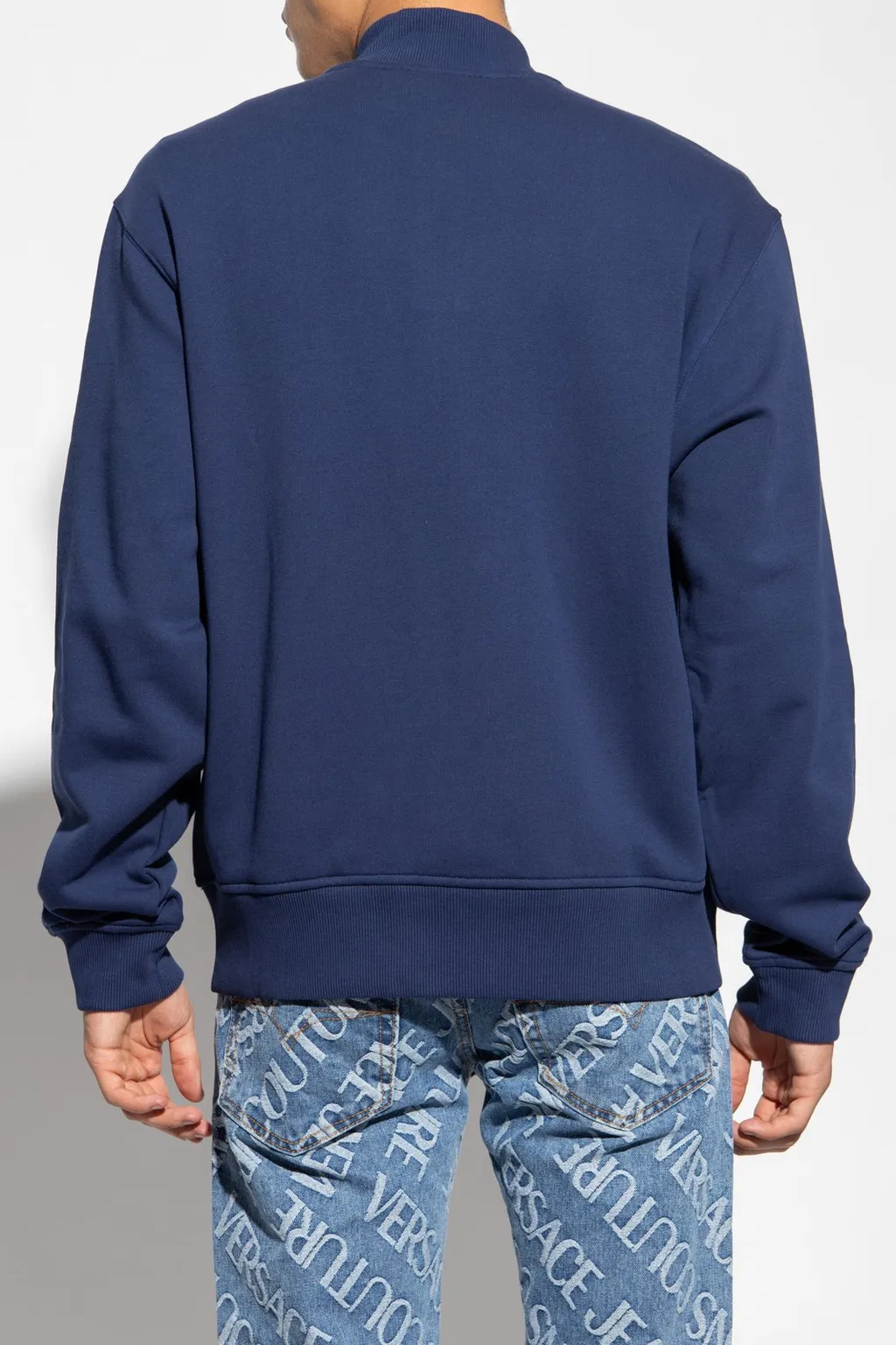 Logo Print Bomber Jacket