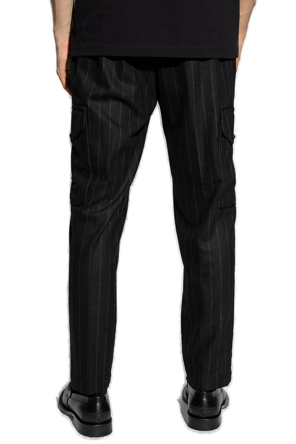 Pinstripe Cargo Trousers