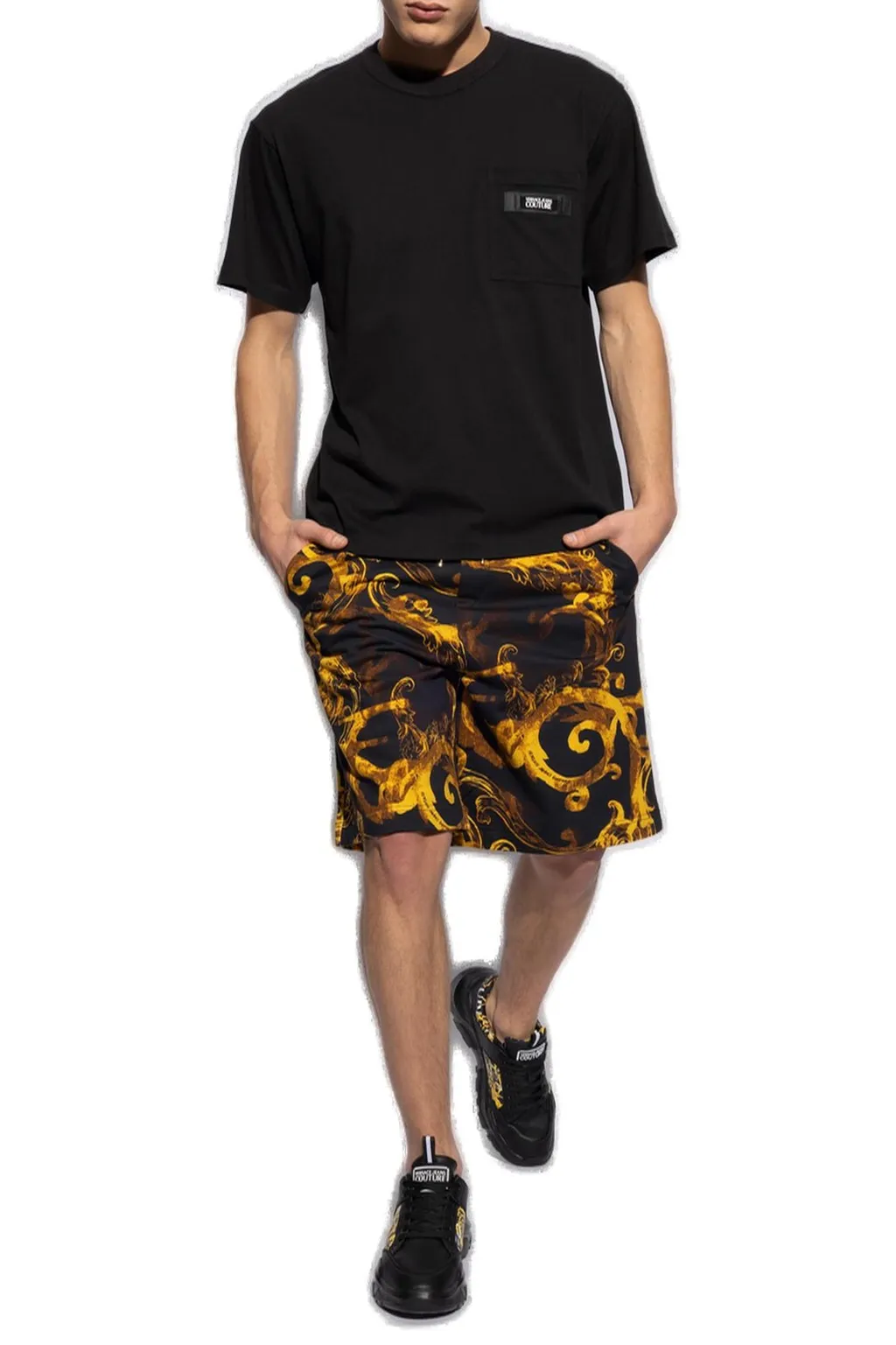 Baroque Print Swim Shorts