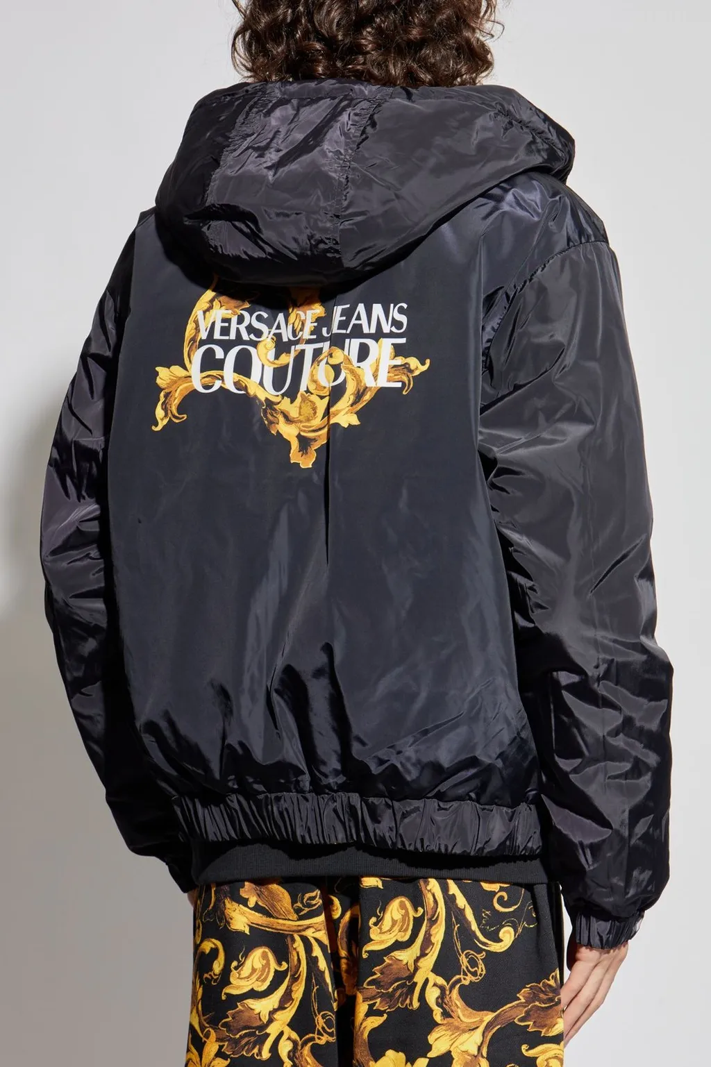 Reversible Barocco Print Puffer Jacket