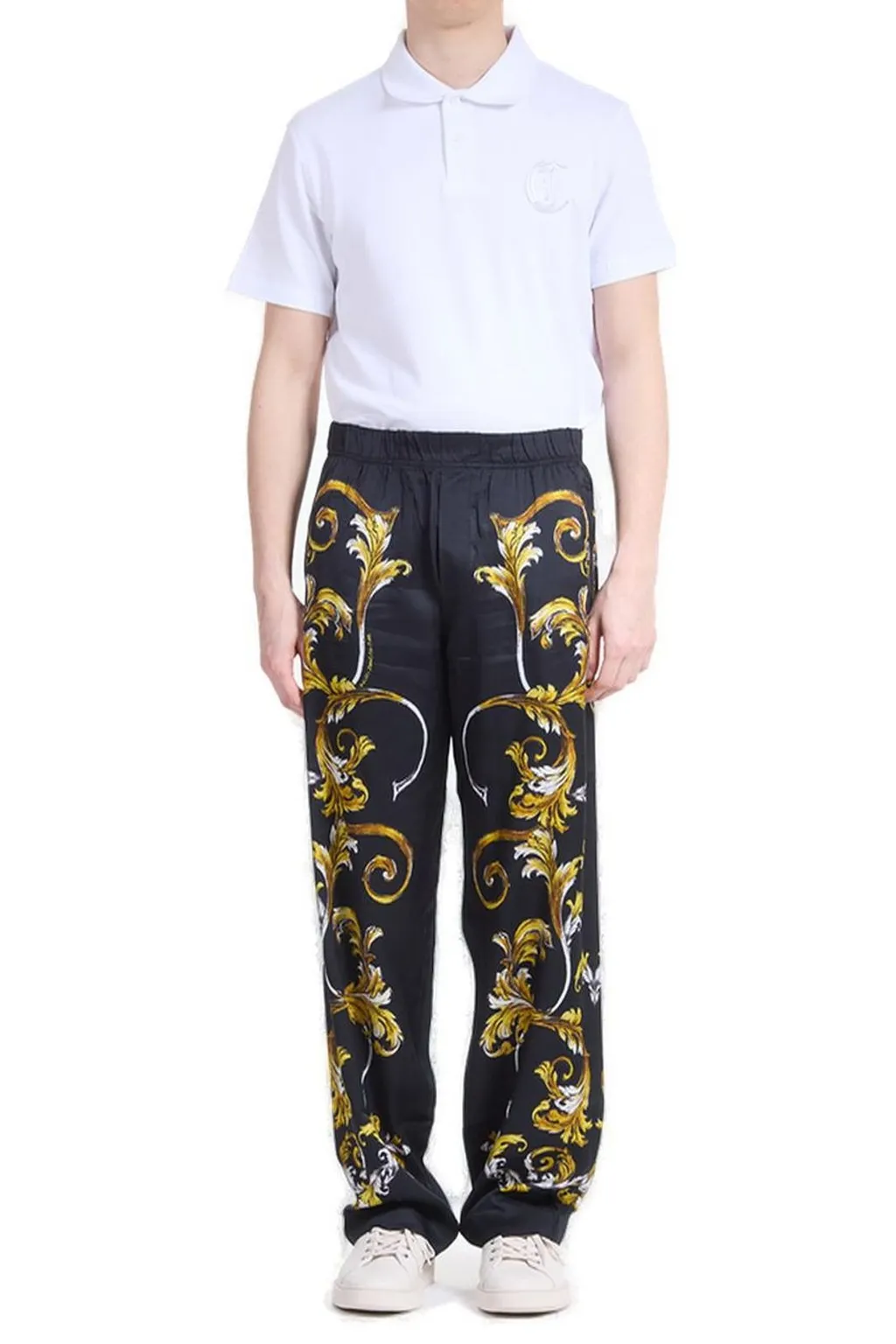 Baroque Print Pajama Pants