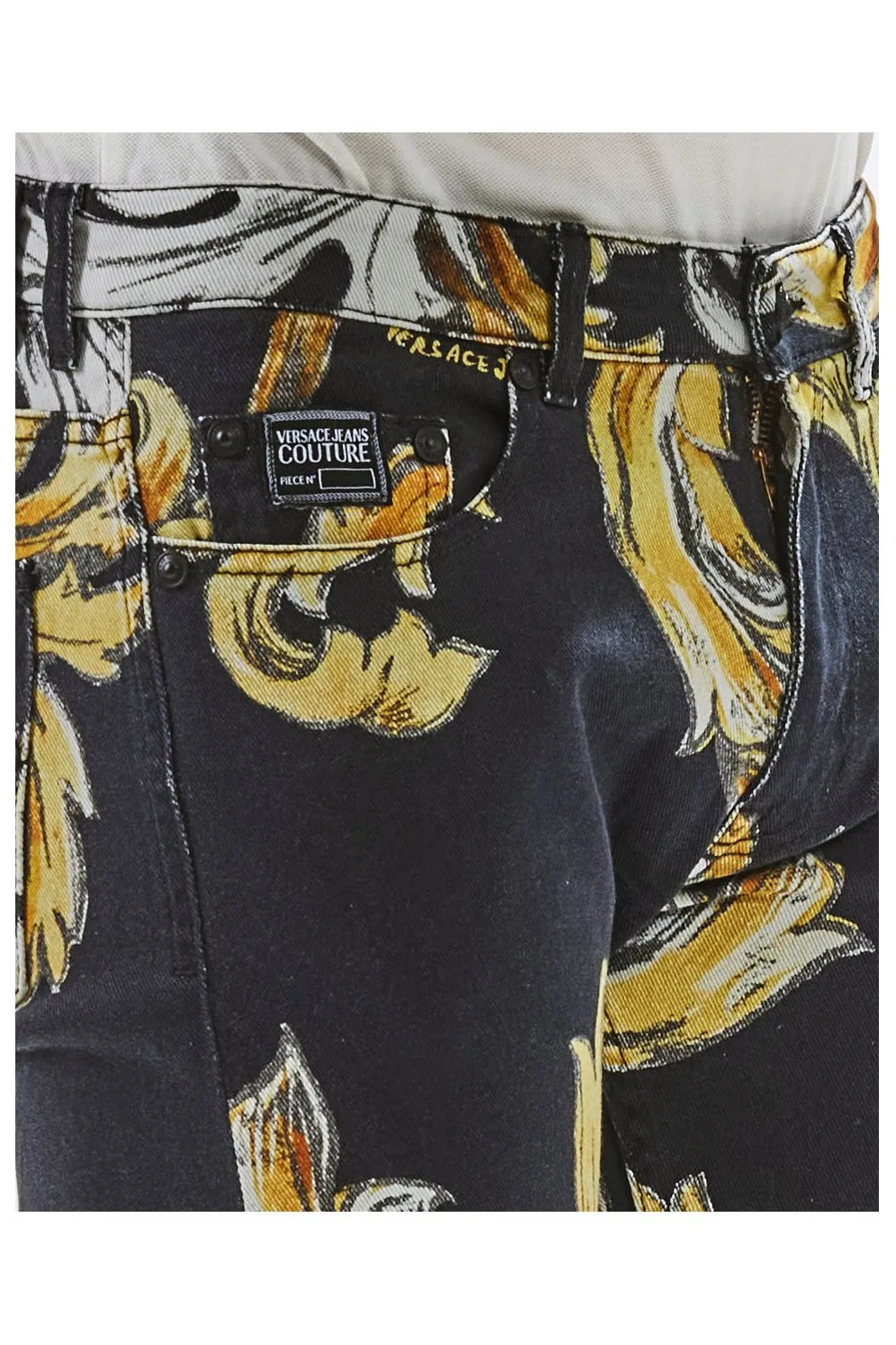 Baroque Print Jeans