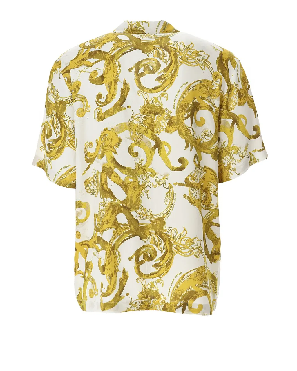 Baroque Print Short Sleeve Shirt