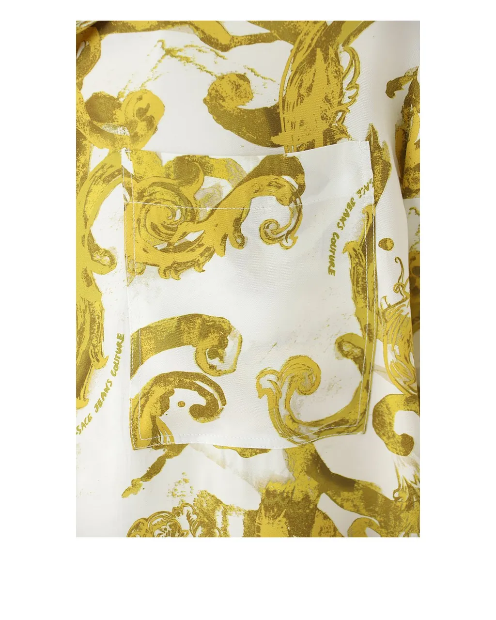 Baroque Print Short Sleeve Shirt
