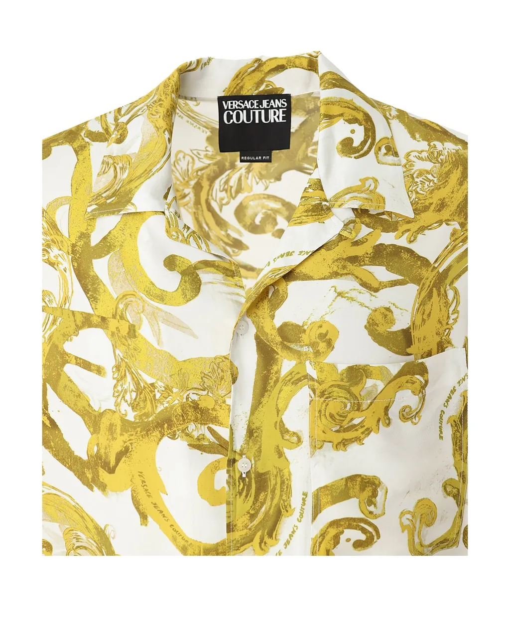 Baroque Print Short Sleeve Shirt
