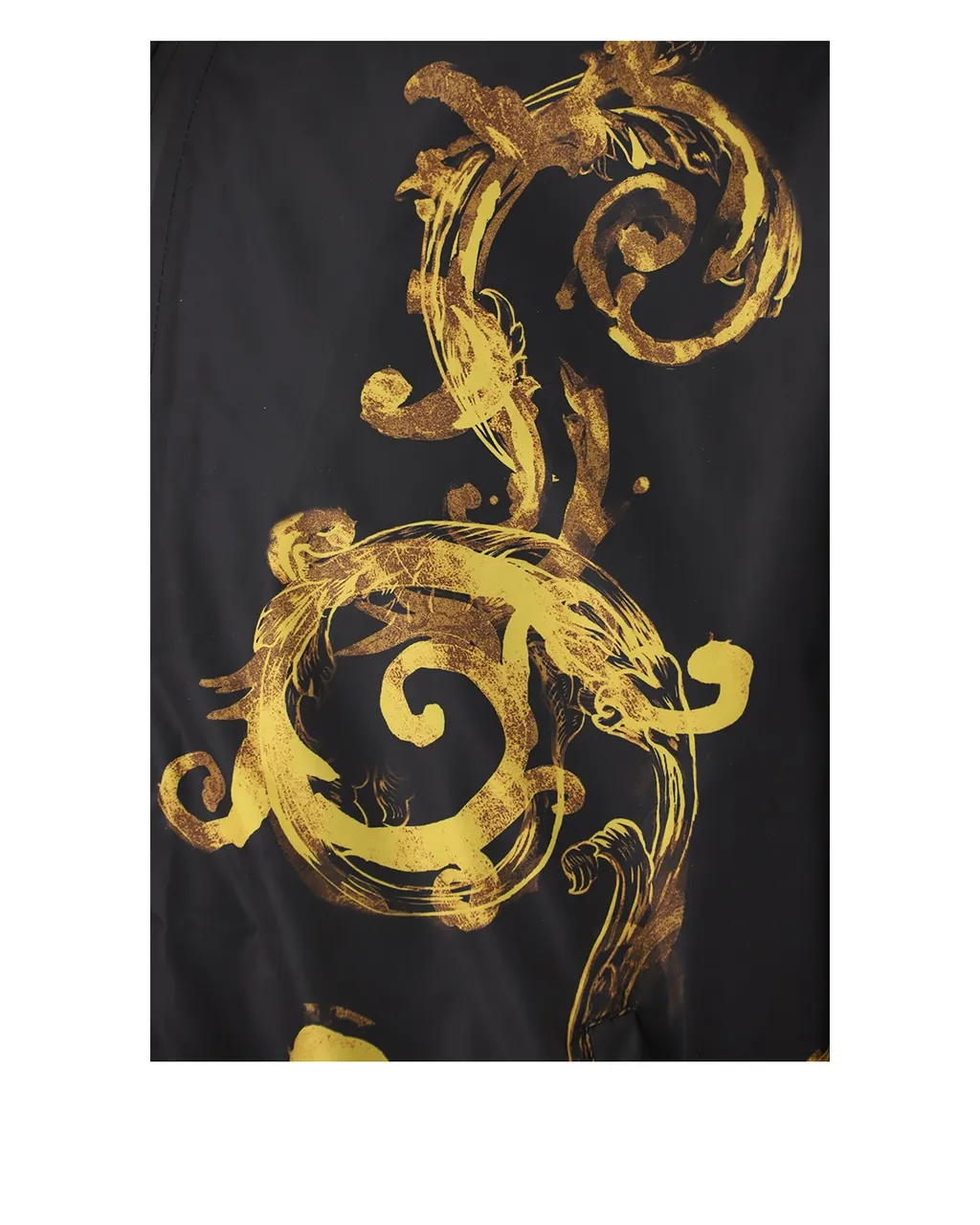 Baroque Print Hooded Jacket