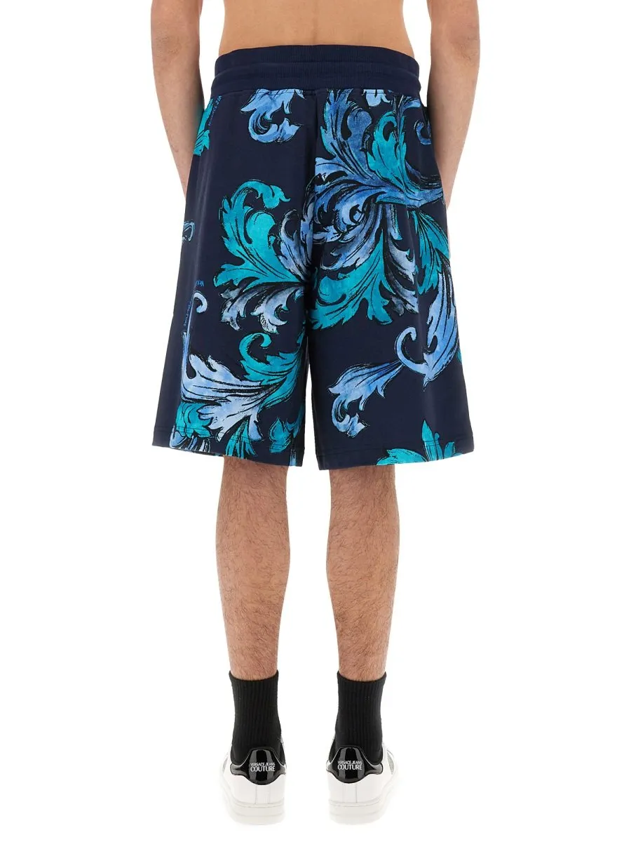 Baroque Print Bermuda Shorts