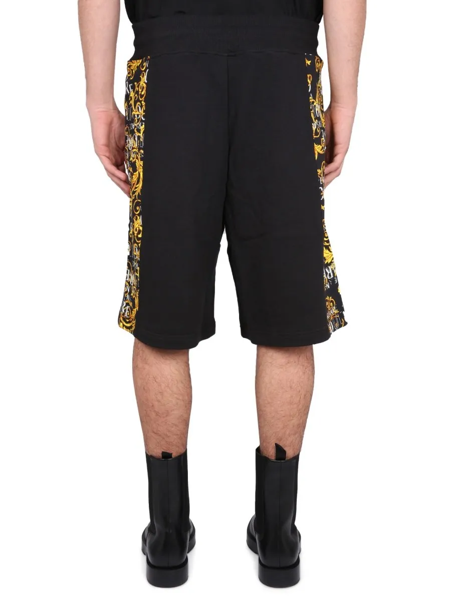 Logo Print Track Shorts