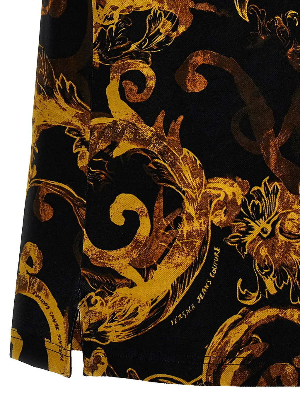 Baroque Print Polo Shirt