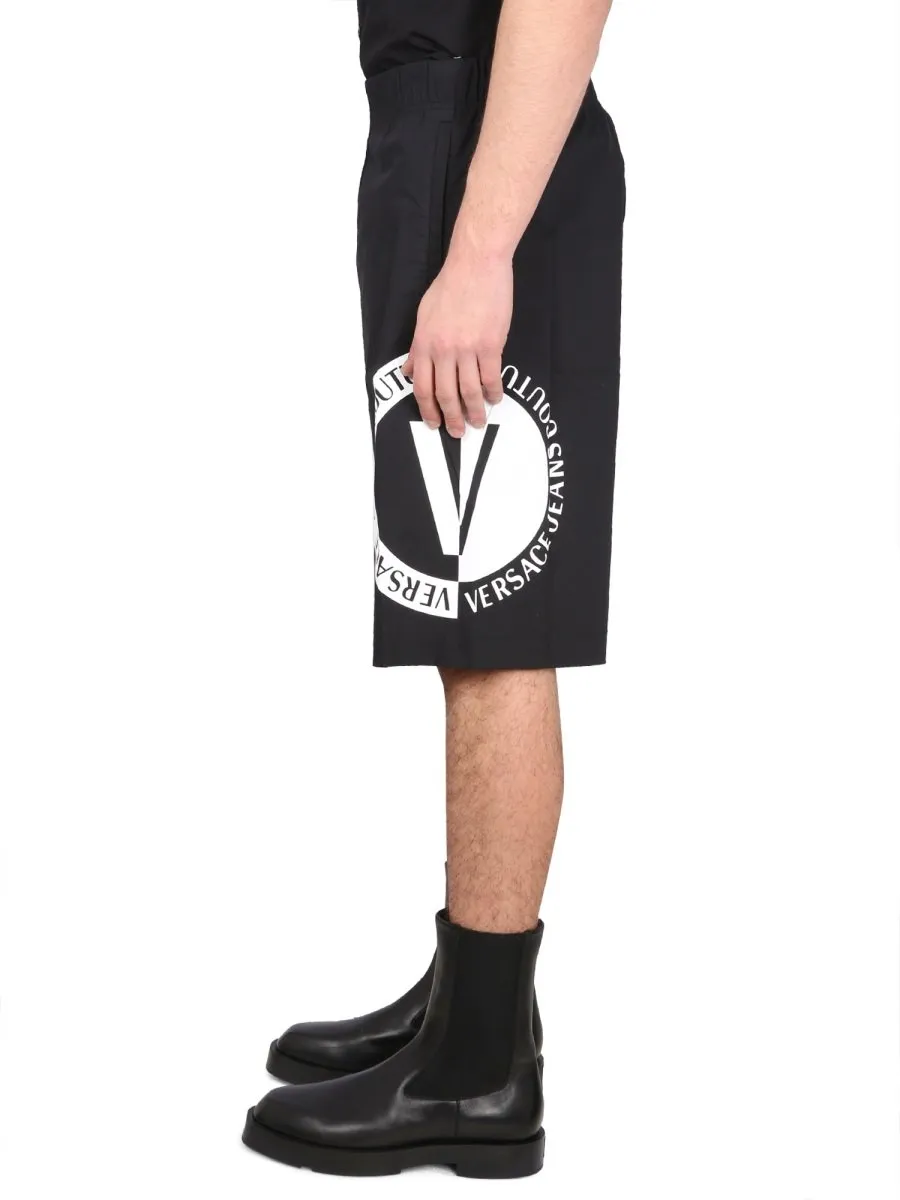 Logo Print Shorts