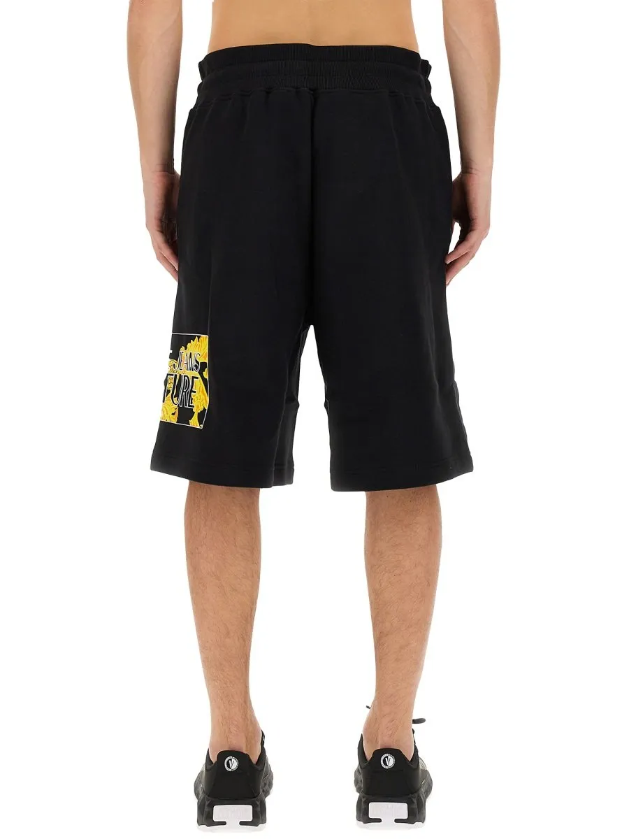 Logo Print Shorts