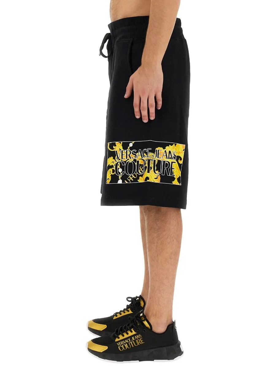 Logo Print Shorts