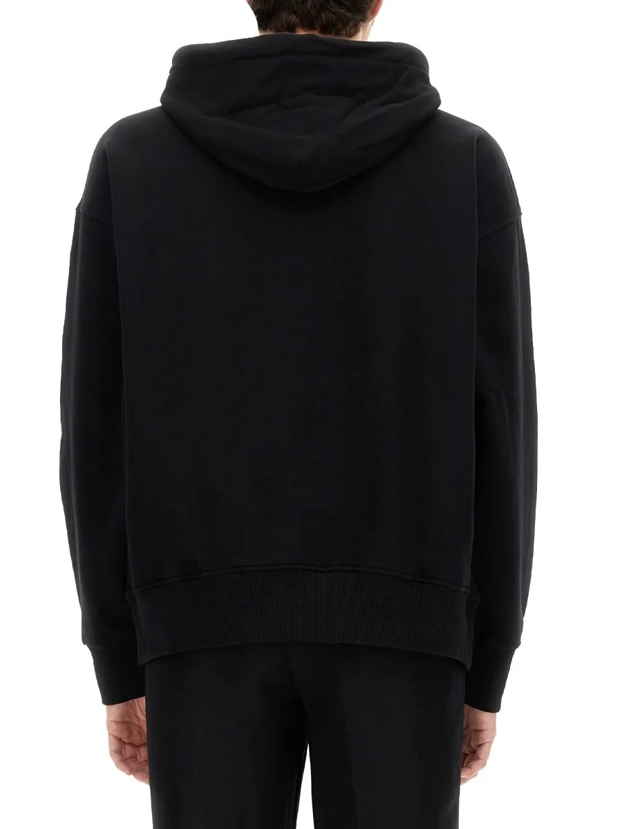 Hoodie With Medusa Amplified Print