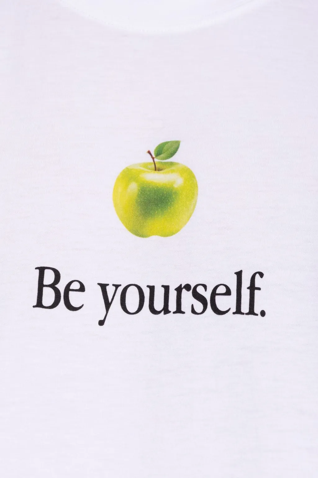 Oversized T-Shirt With Apple Print