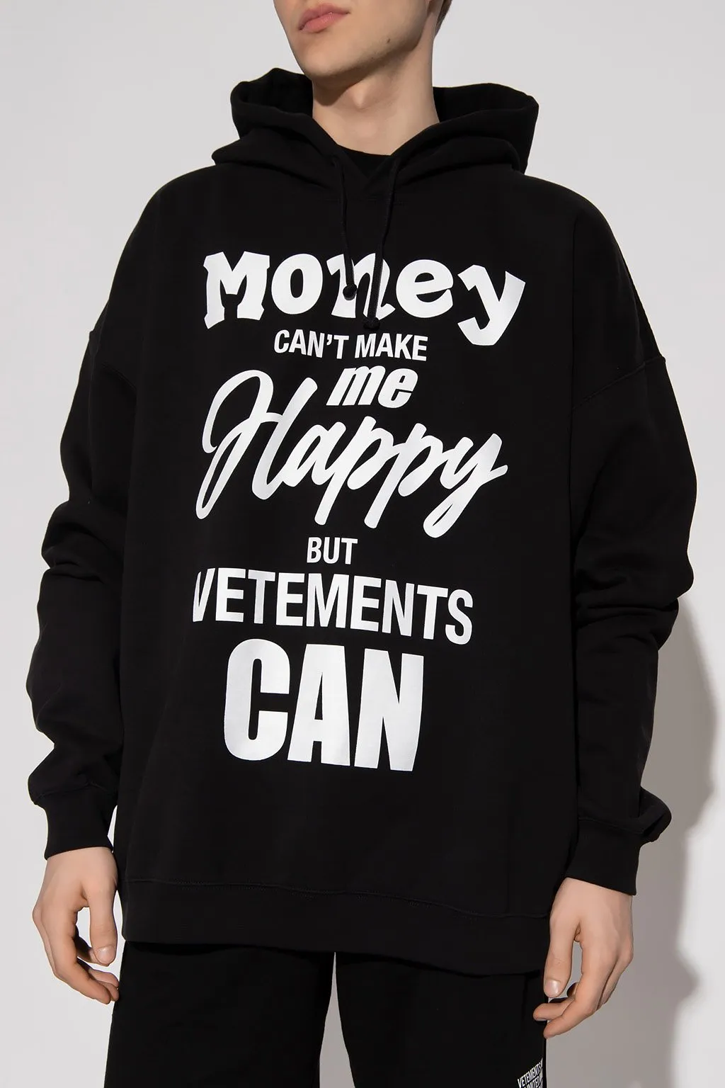 Money Can't Make Me Happy But Vetements Can Hoodie