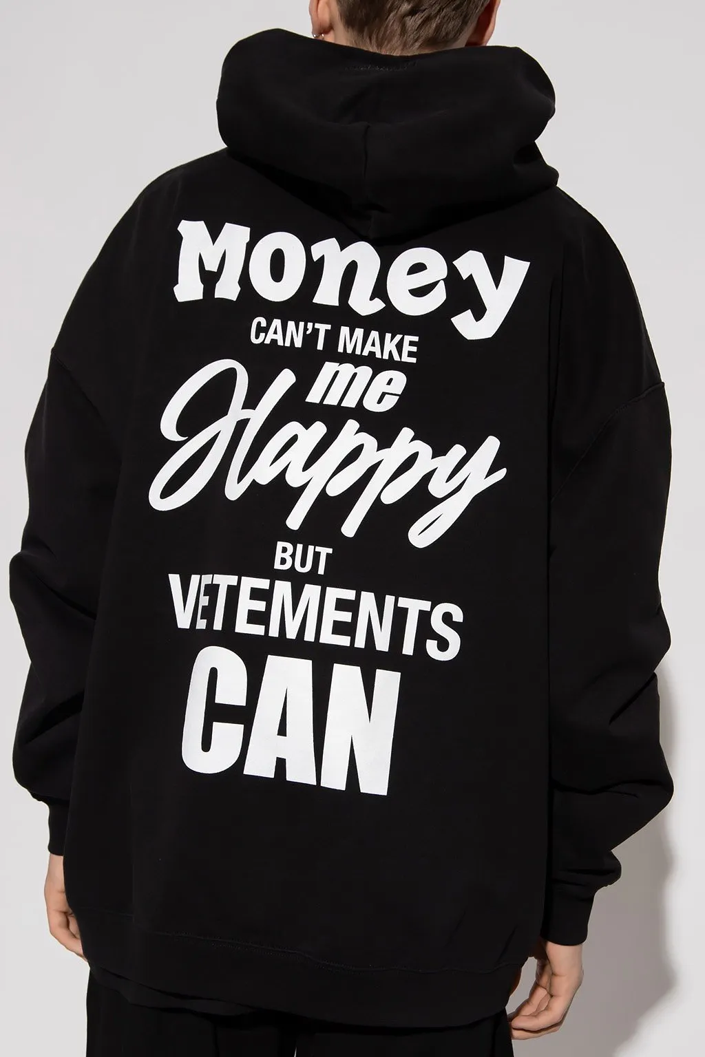Money Can't Make Me Happy But Vetements Can Hoodie