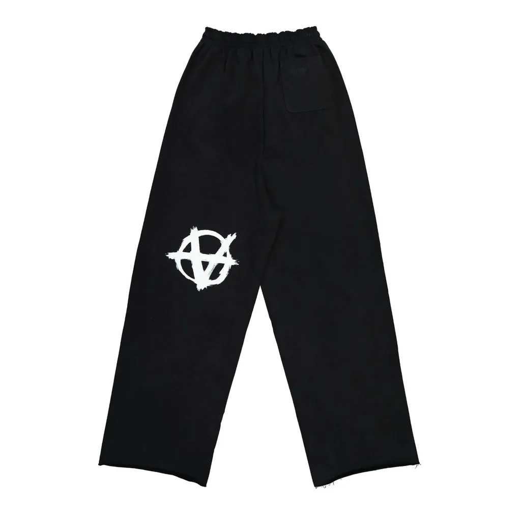 Logo Print Wide Leg Sweatpants