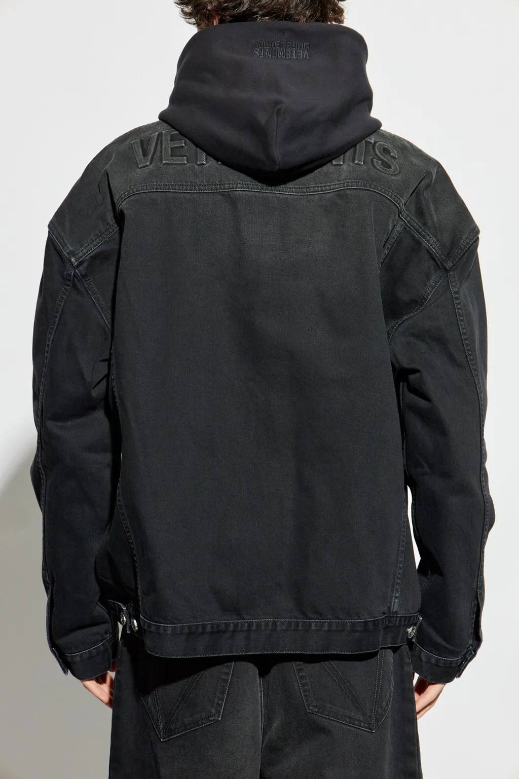 Denim Jacket With Hood