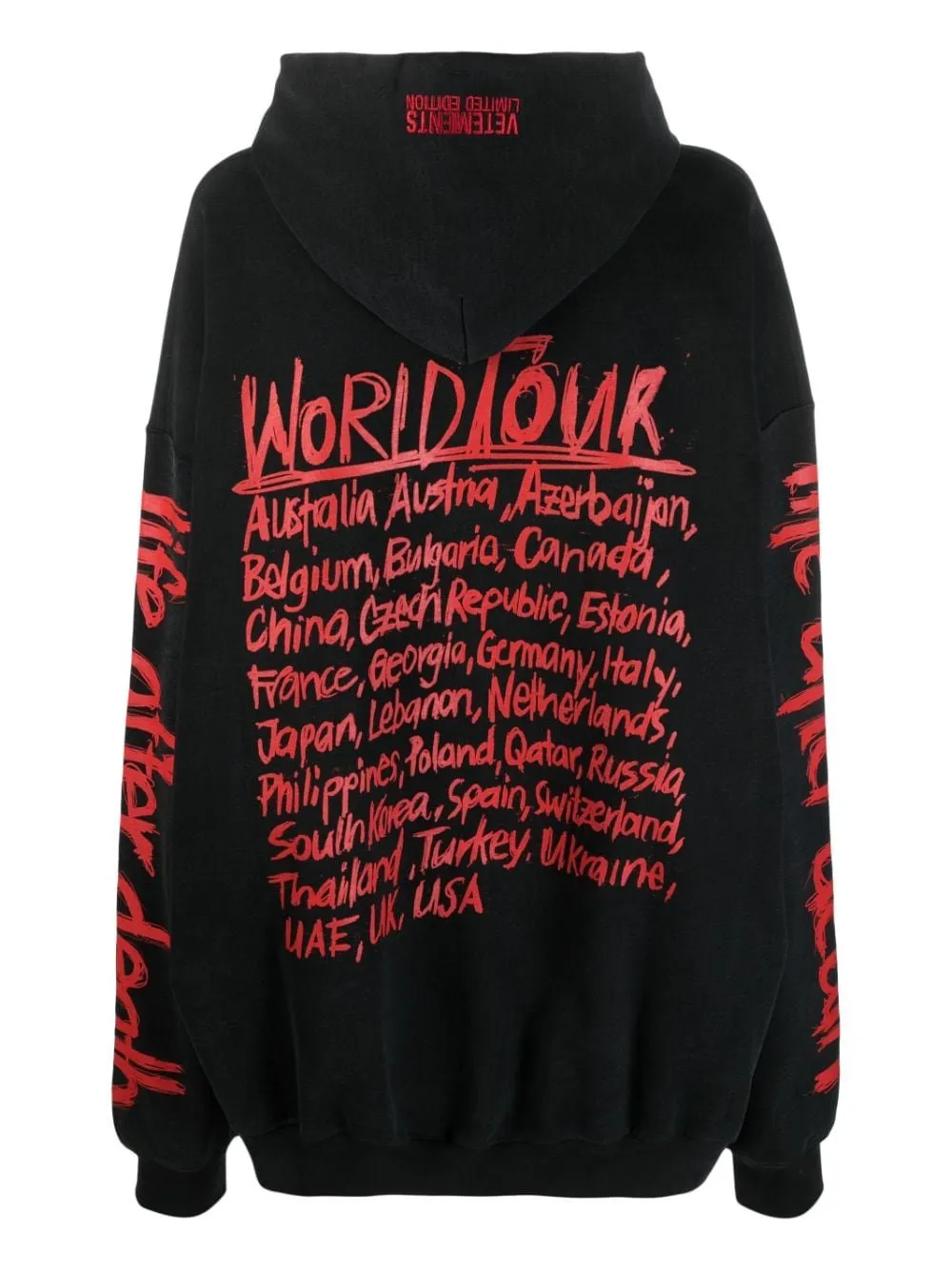World Tour Printed Hoodie