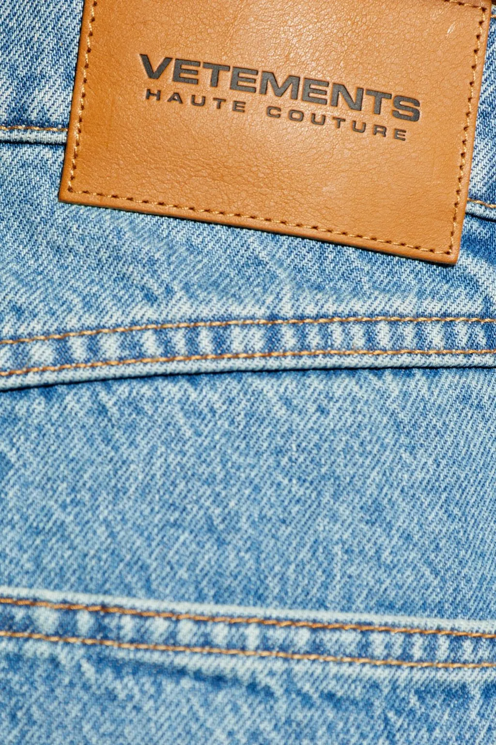 High-Waisted Straight-Leg Jeans