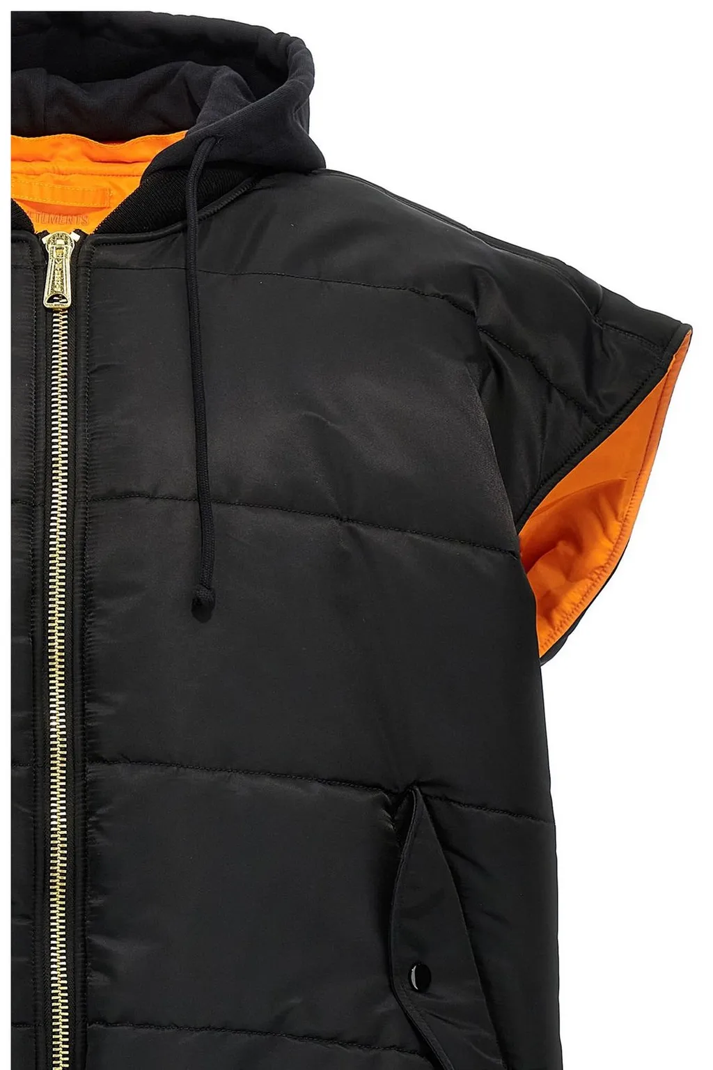 Puffer Vest With Hood
