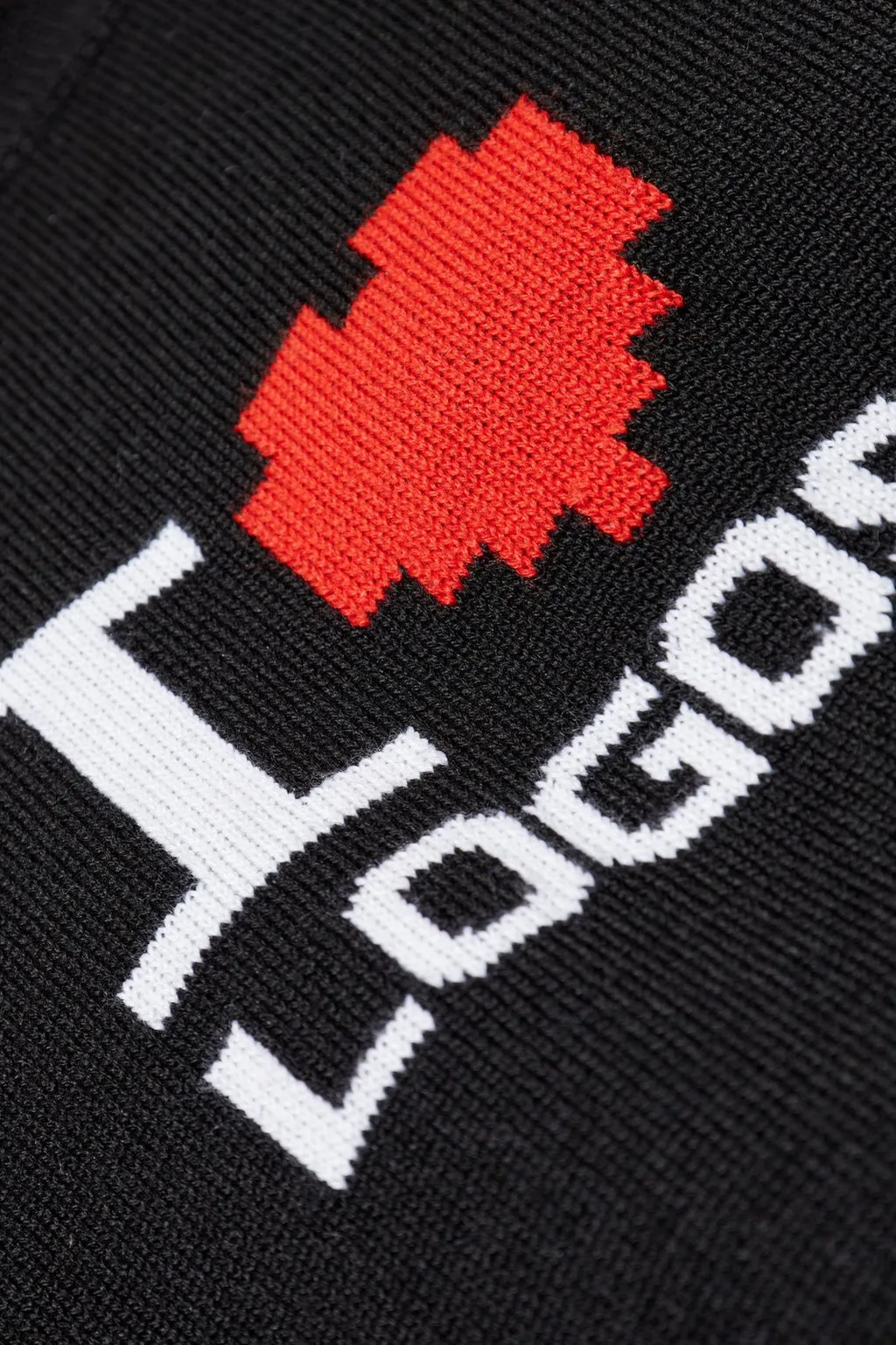 I Love Logos Mock Neck Sweatshirt