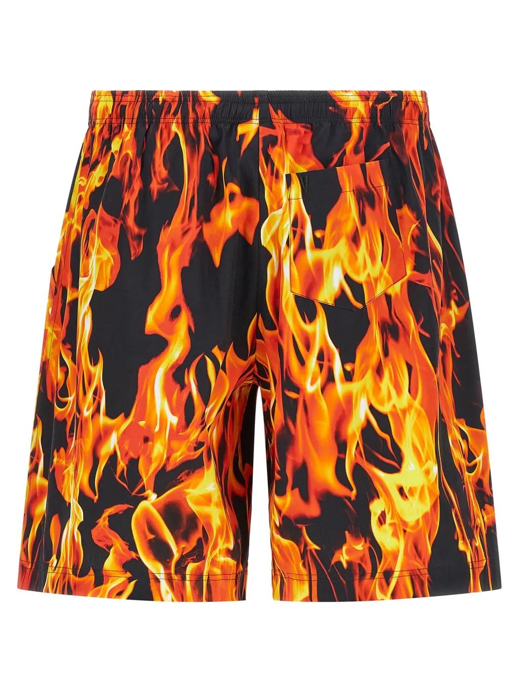 Flame Print Shorts