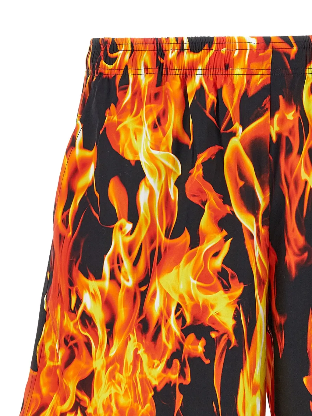 Flame Print Shorts