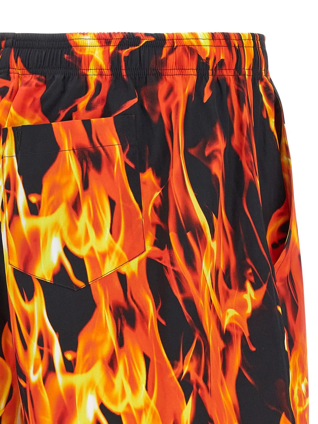 Flame Print Shorts