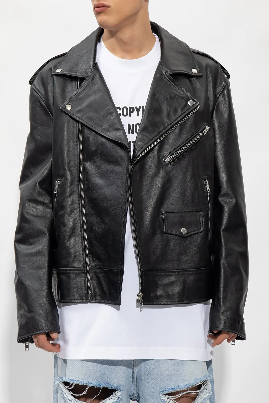 Leather Biker Jacket